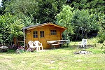 Grillplatz mit Gartenhäuschen